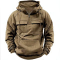 Men's Retro Motorcycle Zip-Up Hoodie