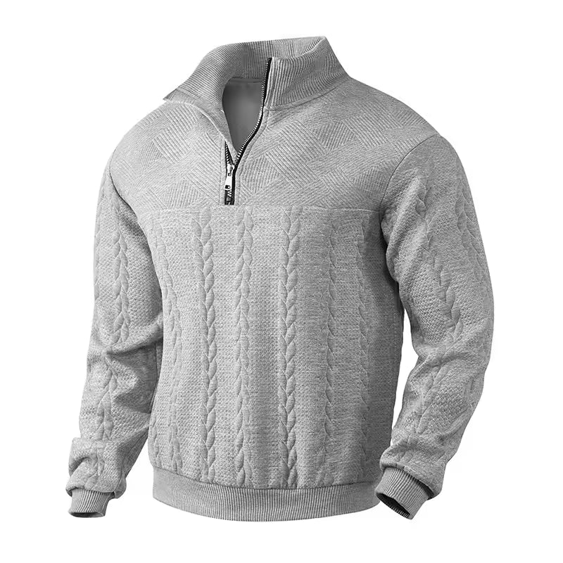 Men’s Half-Zip Knit Hoodie